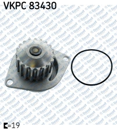 SKF VKPC 83430 Devirdaim Tu5jp4 106/206/307/C4